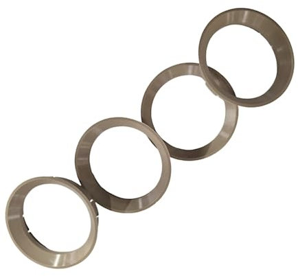 4x Zentrierringe für Alufelgen 64.00 mm auf 57.10 mm Kunststoff kompatibel mit Audi, Seat, Skoda, Smart, Mercedes, VW mit Nabendurchmesser 57.1