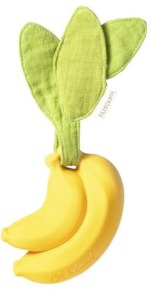 Oli & Carol - Boîte à Sucette en caoutchouc naturel - Cadeau pour parents et bébés - Ana Banana