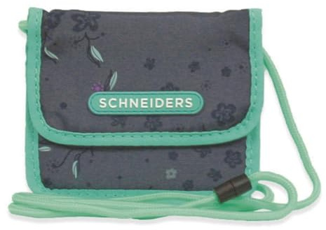 Schneiders Brustbeutel Geldbörse Neck Pouch Mint Meadow dunkelgrau