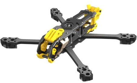 Speedybee Mario 5 O4 DC Advanced 5-Zoll FPV-Drohnenrahmen – 226mm Radstand, leichtes Design, CNC-Alukopf, kompatibel mit DJI O4 PRO/O3 Air Unit & Analog VTX, ideal für Cine & Freestyle