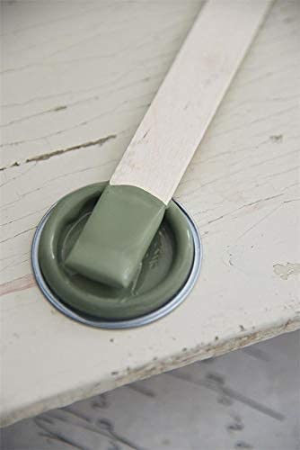 Jeanne d'Arc Living Vintage Paint Kreidefarbe 100 ml/3,4oz Chalk Kalkfarbe JDL 100% natürliche Möbelfarbe - einfache Handhabung (Dusty Olive)
