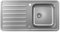 hansgrohe 43338800 Fregadero, Color Acero, 40 x 40