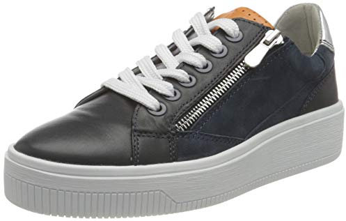 Marco Tozzi Damen 2-2-23769-26 Leder Sneaker, Navy Comb, 40 EU