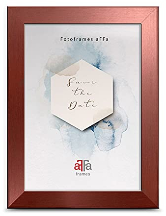 aFFa frames Hekla, Bilderrahmen MDF Fotorahmen, the frame, Fotorahmen mit Acrylglas, bilderrahmen Rose Gold, 13x18 cm