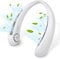 LYMYBETY Portable Neck Fan,Rechargeable Hanging Neck Fan,Bladeless Hands Free Fan with 3 Speeds,3000 mAh Battery Operated Wearable Personal Fan for Men Women Kids Home Office Travel Outdoor (White)