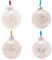 Disney 100 - Set of 4 Classic Baubles : Winnie, Dumbo, Simba, Lilo & Stitch