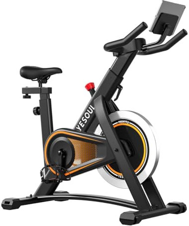 yesoul A1 smart heimtrainer fahrrad mit Schwungrad, geräuscharmes heimtrainer Fahrrad für zuhause, mit LED-Bildschirm, hometrainer fahrrad für das Training zu Hause