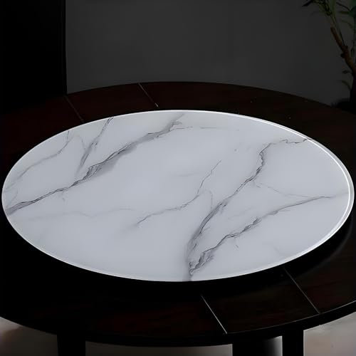 70/80/90cm Grandeplato Giratorio Redondo, 60cm 100cm Vidrio Templado Plato Giratorio Para Restaurante, Mesa Giratoria Redonda, Placa Giratoria Con Rodamiento Silencioso Para Restaurante Buffet(Gray,12