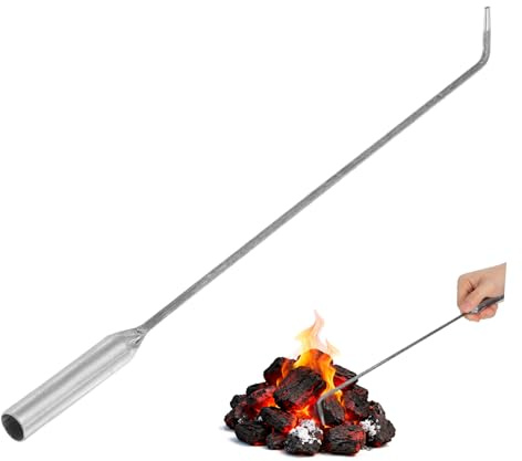 Galpada SchüRhaken Kamin Lang 15.75 Zoll Feuerpoker FeuerstellenzubehöR FüR Outdoor Und Indoor Grillen Mit Ergonomischem Metallgriff