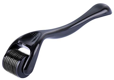 GHzzY Derma Roller - 540 Microneedle Roller zur Hautstraffung, Falten- und Aknenarbenentfernung - Microneedling Cosmetic Roller für das Gesicht,1.5mm