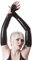 Rubberfashion sehr lange Latex Handschuhe - fingerlose Latexhandschuhe bis zum Oberarm für Damen und Herren schwarz 0.4mm L/Handschuhgröße: 9
