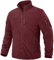 TACVASEN Military Jacket Mens Fleece Tactical Jackets Zip Pocket Winter Warm Jackets Windproof Thermal Jacket Wine Red
