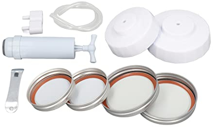 Kit de sellado al vacío de cristal, conservación al vacío, inodoro, no tóxico, sin BPA, fácil de limpiar, sellador al vacío para el hogar
