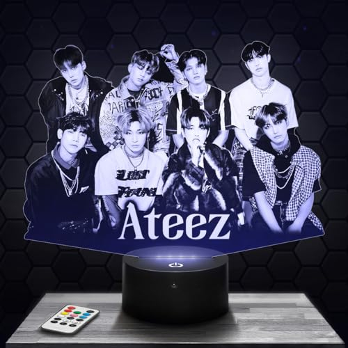 Lampe Atee deko Zimmer Mädchen Lampe 3D Ateeobjekt k-pop Korea Koreanischer Pop Geschenk gedämpftes Licht Nachtlicht deko Büro. Eigenartig Geschenk Weihnachten Teenager TOP