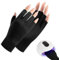 UV Gloves for Gel Nails, Anti UV Gloves for Nail Lamp Light UV Protection Gloves Cotton Fingerless Gloves Gel Manicures Glove UV Gloves for Nail Art Skin Care Protecting Hands from UV Light Harm