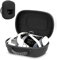 wonlince Large Carrying Case for Meta Quest 3/3S/Oculus Quest 2, Hard Travel Case Compatible with Official Original/Elite Strap/BOBOVR/Kiwi Design/Other 3rd Head Strap, Black