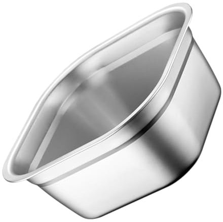 Ciieeo Stainless Steel Washing up Basin Rectangular Vegetable Sink Smooth Edges Soup Bowl for Kitchen Storage