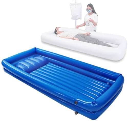 YIJIEHH Aufblasbare Badewanne, Faltbare Badewanne Für Erwachsene, Aufblasbare Badewanne Für Reisen, Kann Als Dusche Heißes Bad Eisbad-Blue_33