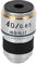 Microscopio Obiettivo Lente Biologico 40x 185 Standard Acromatico RMS Thread Microscopio Obiettivo Obje Hel per Essere Anche Objec