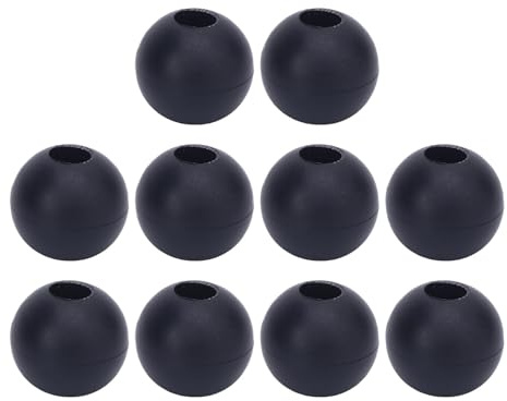 Keenso 10PCS Gym Machine Cable Ball Stopper, Rubber Fitness Pulley Rope Pulling Wire Stop Balls Joint Parts for Home Gym Machine