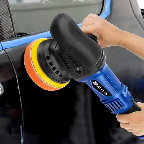 Lucidante e lucidatrice a doppia azione per auto, levigatrice orbitale, 6 marce, velocità per mobili fai da te