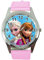 TAPORT Quarzuhr mit Echtlederband rosa rund für Fans von Schnee, rose, Armband