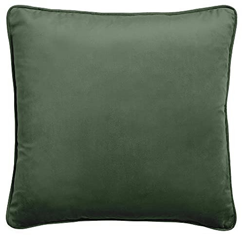 Laurence Llewelyn-Bowen - Montrose Kissen, Samt, gefüllt, 43 x 43 cm, Flaschengrün