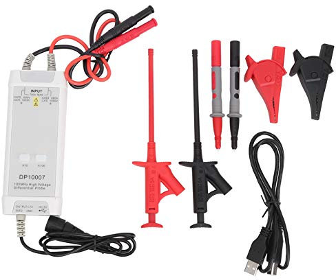 Sonda differenziale, sonda DP10007 Sonda per oscilloscopio 100MHZ 700V Accessorio per kit sonda differenziale ad alta tensione