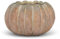 Abbott Collection 27-PUMPKIN-220-LG Großer niedriger Zement-Kürbis-Pflanztopf für drinnen und draußen