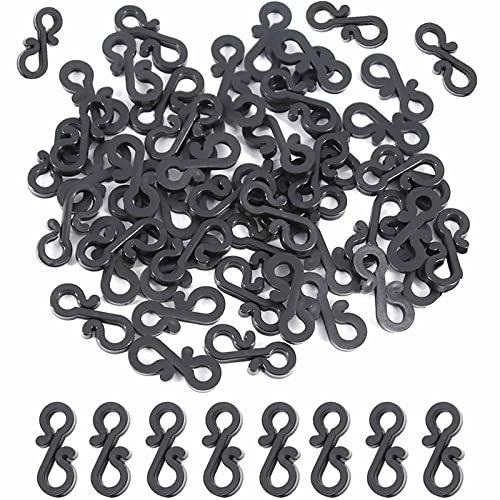 QISF 30 Pcs Gutter Hooks | Christmas Light Clips | Mini S Clips Hangers | Outdoor String Lights Hanging Clips Hooks | Durable Weatherproof | for Xmas Icicle Fairy String Lights Decoration