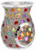 SUMNACON Glass Duftlampe mit Kerzenhalter Teelichthalter Kalebasse Aromalampe Duftlicht Aromabrenner für Duftöl und Duftwachs Mosaik-Muster(Bunt)