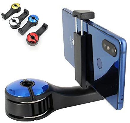 Throushine Ascelteria Gancio posteriore per seggiolini auto con supporto per cellulare (ORO)