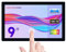 Waveshare 9inch Control Panel,Compatible with Raspberry Pi/Jetson Nano,QLED Quantum Dot Display, 1280×720, Toughened Glass Panel, HDMI Interface, Wide Color Gamut,Up to 10-Point Touch
