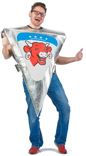 DEGUISE TOI Kostüm Vache qui rit Die lachende Kuh Erwachsene Silber - Weiß