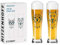 RITZENHOFF 3481013 Weizenbierglas 500 ml Serie Brauchzeit - Tier Motiv Hirsch, Digitaldruck mehrfarbig - Made in Germany