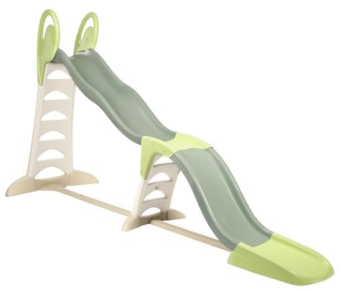 Smoby Life - Toboggan Super Megagliss - Evolutif 2 en 1 - Glisse de 170 à 360 cm - Echelle avec Mains Courantes, Marches Antidérapantes - Matière Recyclée - A Partir de 2 Ans - Fabrication Française