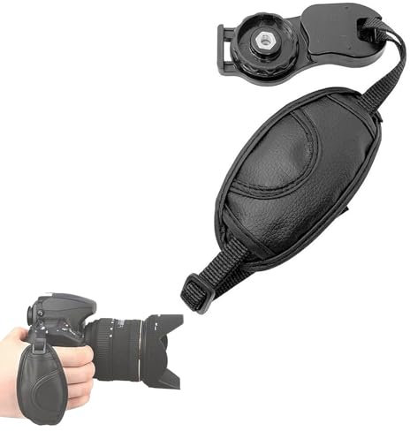 LTSKY Camera Wrist Strap for Canon Nikon Fujifilm Sony Microsingle Camera, Microsingle Hand Rope Hand Strap, Decompression Hand Strap, Hand Rope, Safe and Drop-Resistant Portable, black, One size