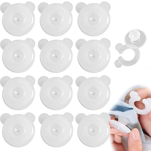 HFMYGS 12 Paare Bettdeckenhalter, Bettdecken Clips, Bettlaken Halter Gegen Verrutschen, Wiederverwendbar Bettdeckenclips, Bett Decken, für DüNnen Bettdecke Steppbett Steppbettdecke Einziehdecke