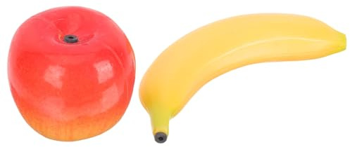 BESPORTBLE 2pcs Musical Fruit Shakers, and Banana Shaped Percussion Instrument , Early Educational Maraca Set for Music Play and Interactive Learning