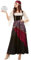 Smiffys Wahrsagerin-Kostüm, Schwarz, mit Kleid & Stirnband