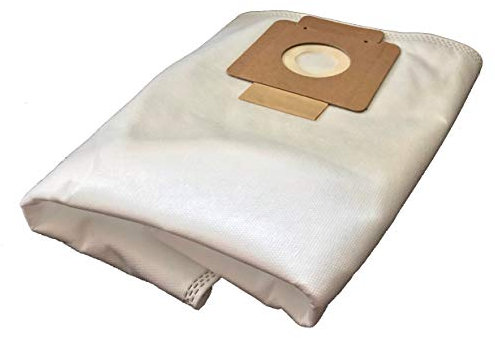 SauberMann 10x Vliesbeutel für Kärcher - T 12/1, T 15/1, T 17/1 (Weiß, Reißfest, Mikrovlies, 55 x 42cm, Ø 48mm)