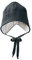 Disana WALK-MÜTZE, 100% Bio-Merinowolle GOTS, IVN Best – Futter: 100% Bio-Baumwolle | Besonders warme und weiche Wintermütze | Baby Kleinkind Kind Unisex | Made in Germany | Anthrazit Gr. 3