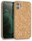 kwmobile Case Compatible with Apple iPhone 11 - Case Made of TPU and Cork with Bumper for Phone - Light Brown