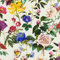 Bunte Blumentapete | Botanik Tapete mit Blumen auf Hintergrund in Weiß | Florale Vliestapete mit Pfingstrosen ideal für Wohnzimmer und Schlafzimmer