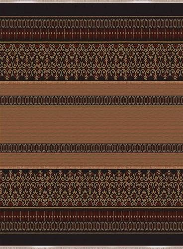 Bassetti Jacquard Warm Plaid Roccaraso R1 aus Baumwolle Mako-Satin in der Farbe Rot, Maße: 140cm x 190cm, 9324215