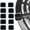 Rubber Bumpers for Air Fryer, Premium Rubber Feet for Hob Grid Suitable Air Fryer, Anti-Scratch Protective Covers