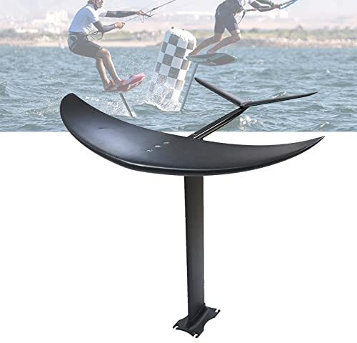 Water Sports Goods Aluminiummast, 92 cm/36,2 Zoll Kohlefaser-Flügel-SUP-Hydrofoil für Stand-Up-Paddle-Board-Surfen mit Plattenhalterung für Wasser-Surfbretter