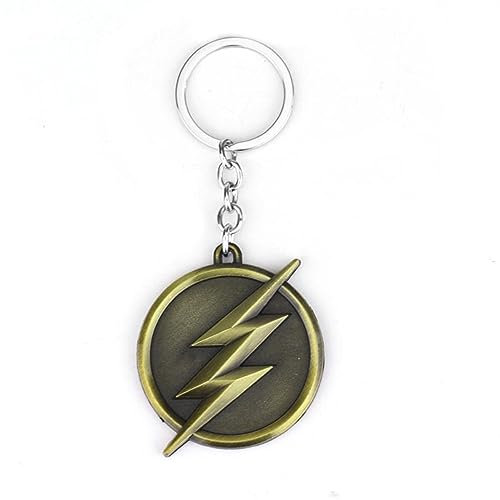 Porte-clés Flash, Pendentif Décoratif Pour Sac à Dos D'étudiant Cadeaux Porte-clés Flash éclair Symboliser En Métal (B)