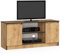 AKORD Mueble TV Roble Craft 120 cm 2 Puertas Frente en Color Roble Craft 2 estantes 120x40x55 cm