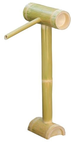ZBJDX Fontaine d'eau De Jardin Japonaise, Fontaines en Bambou, Système De Circulation d'eau D'aménagement Intérieur Et Extérieur, Décoration De Jardin, Bec Verseur